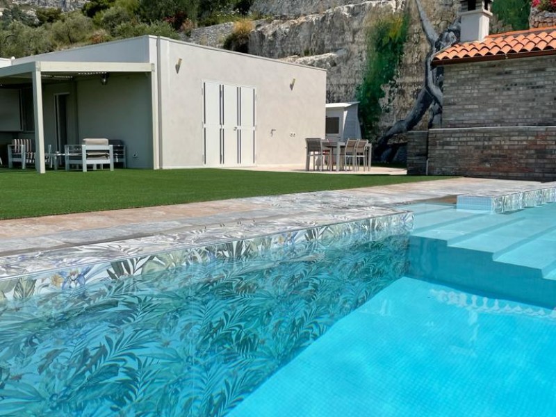 Swimming pool in private villa, Apulia